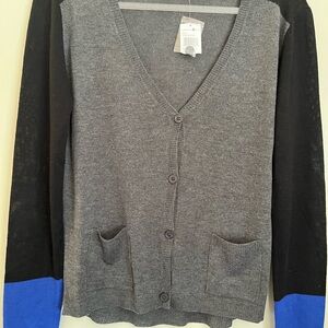 RDI Gray and Blue Women's Cardigan